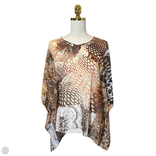 Top Short Sleeve By Chicos In Animal Print, Size: Xl