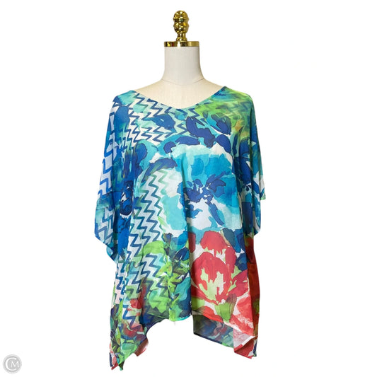 Top Short Sleeve By Chicos In Multi-colored, Size: Xl