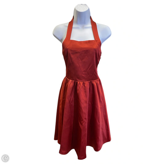 Dress Party Midi By H&m In Red, Size: S