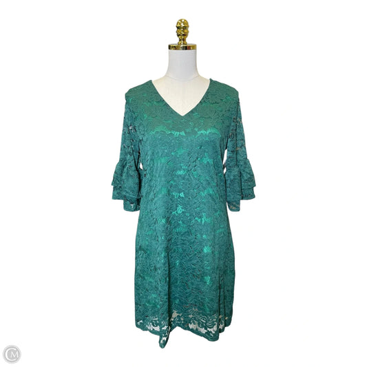 Dress Casual Midi By Clothes Mentor In Green, Size: M