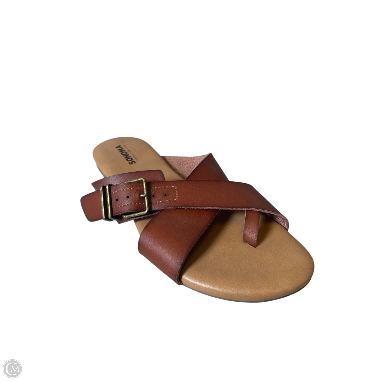 Sandals Flats By Sonoma In Brown, Size: 7