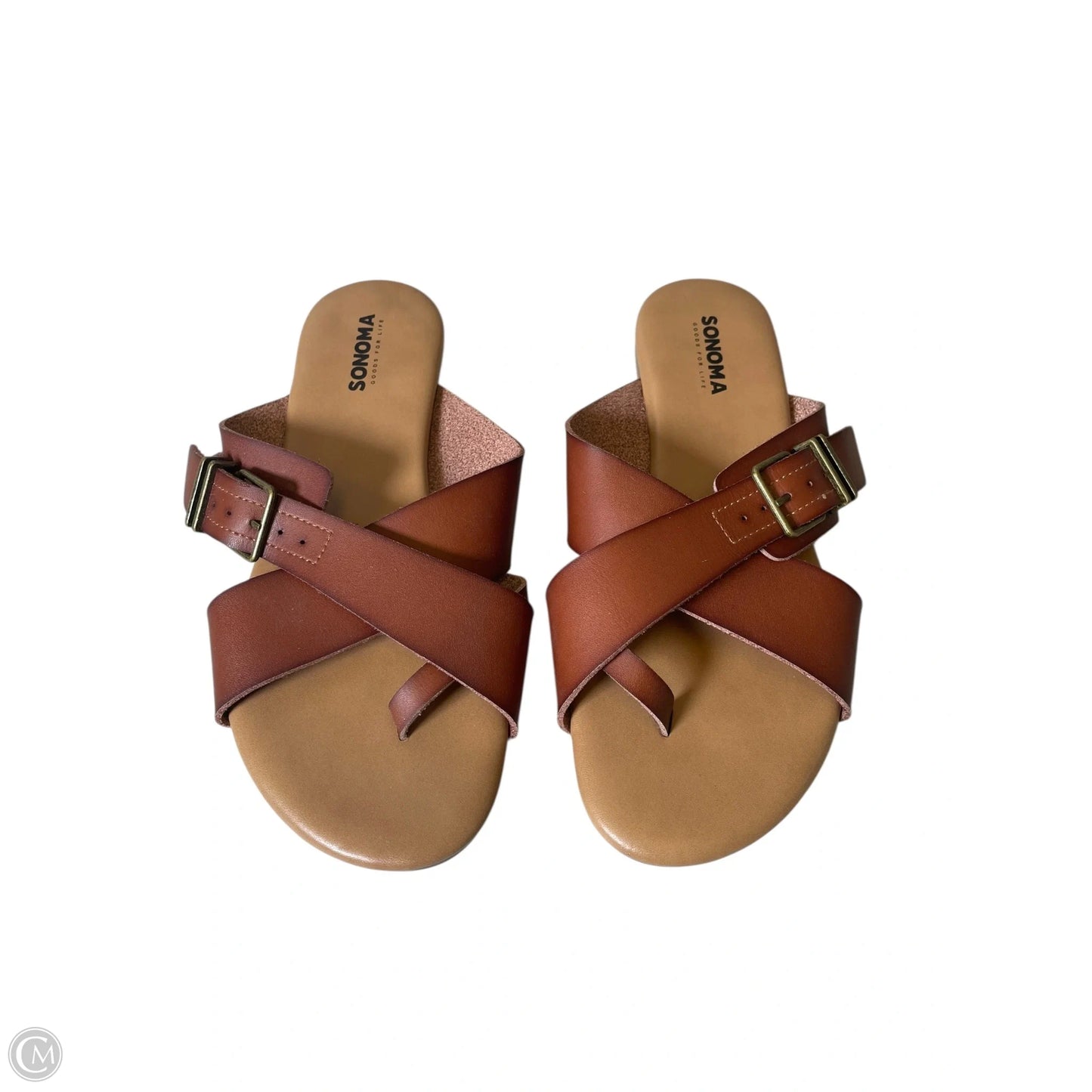 Sandals Flats By Sonoma In Brown, Size: 7