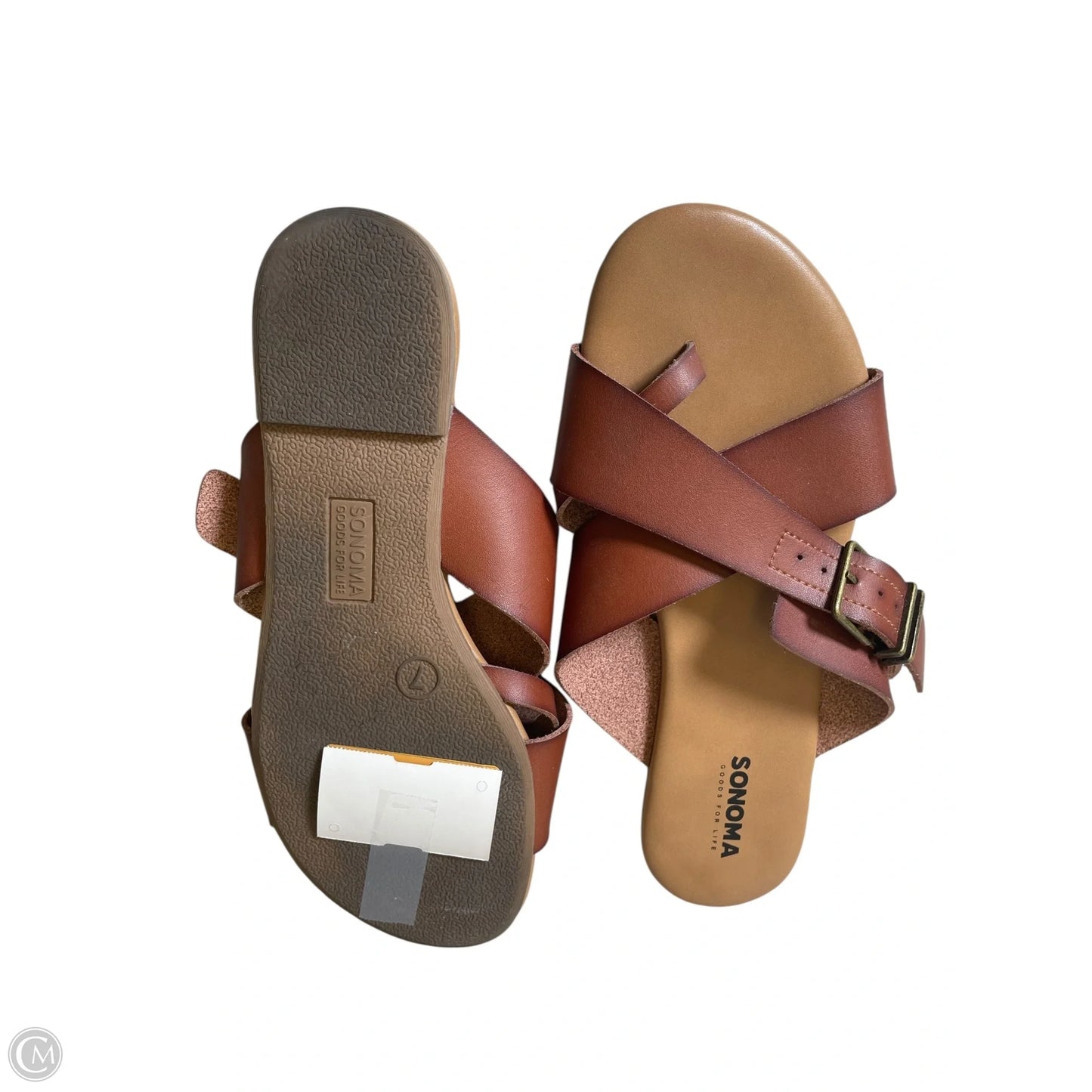 Sandals Flats By Sonoma In Brown, Size: 7