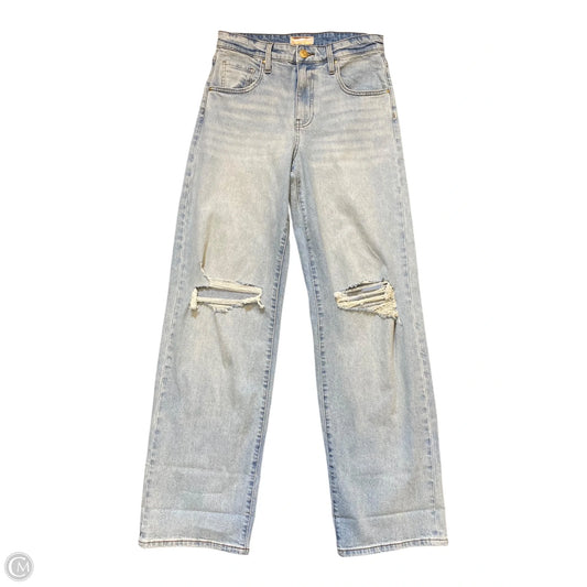 Jeans Wide Leg By Kut In Blue Denim, Size: 0