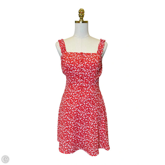 Dress Casual Midi By Aqua In Floral Print, Size: S