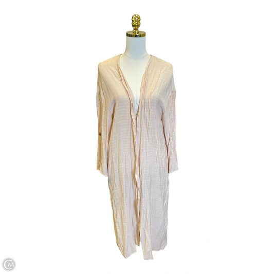 Kimono By Clothes Mentor In Pink, Size: Xl