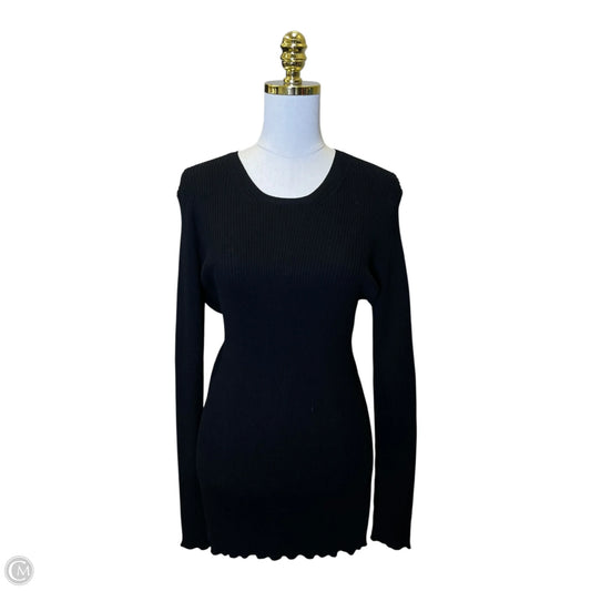 Sweater Luxury Designer By Prada In Black, Size: Xl