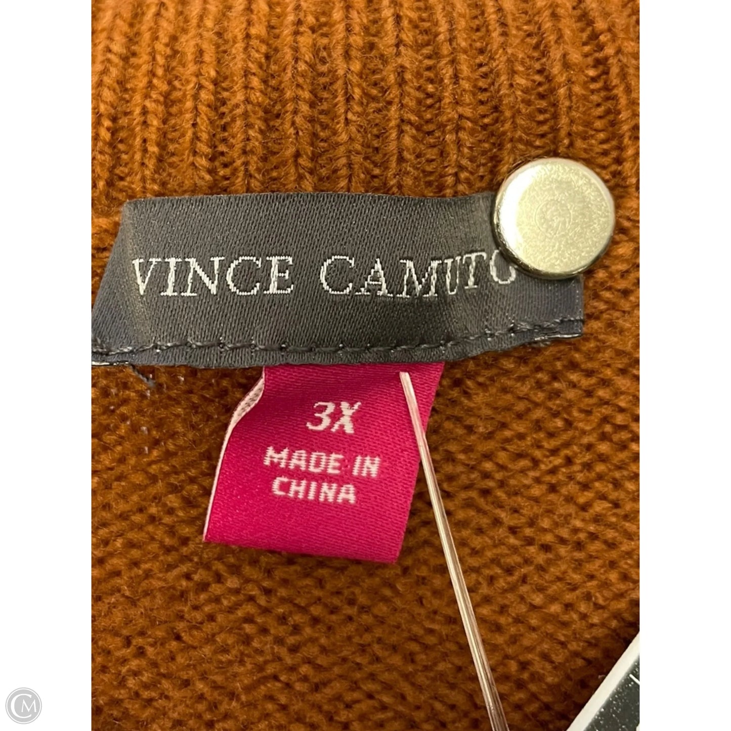 Sweater By Vince Camuto In Brown, Size: 3x