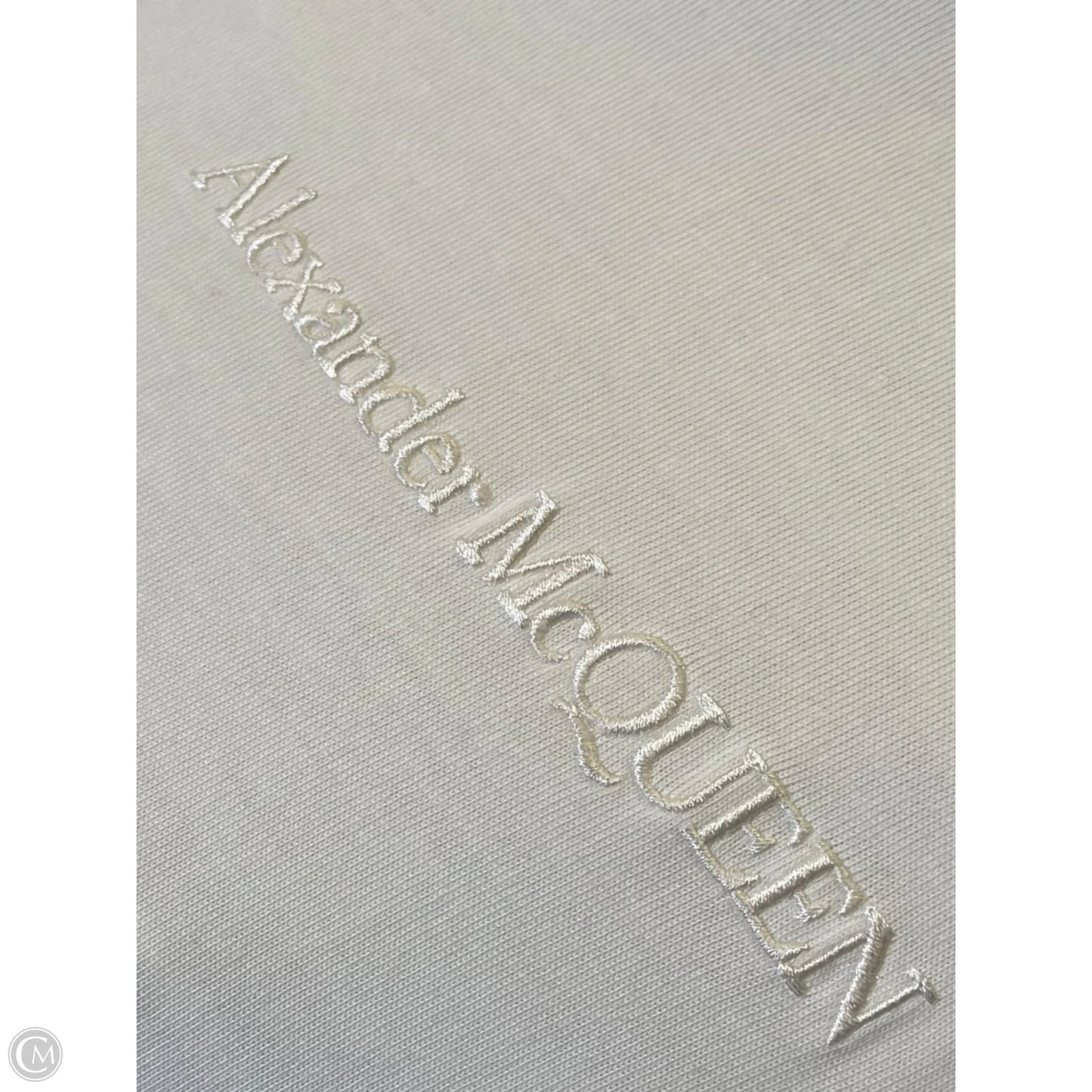 Dress Luxury Designer By Alexander Mcqueen In White, Size: L
