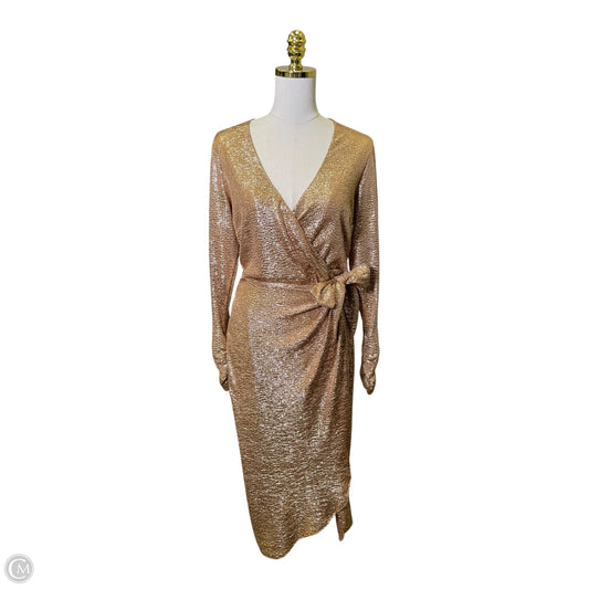 Dress Casual Short By Mumu In Gold, Size: M