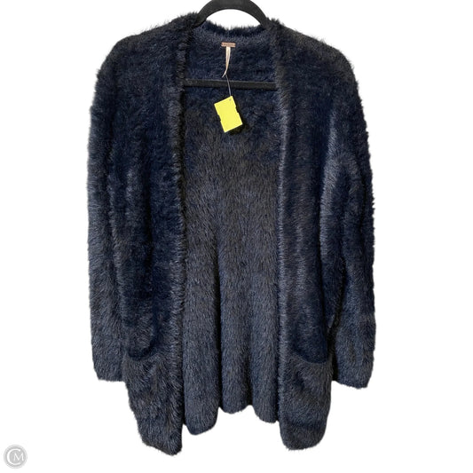 Sweater Cardigan By Free People In Black, Size: Xs