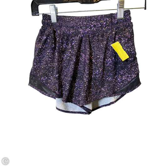 Athletic Shorts By Lululemon In Purple, Size: 2