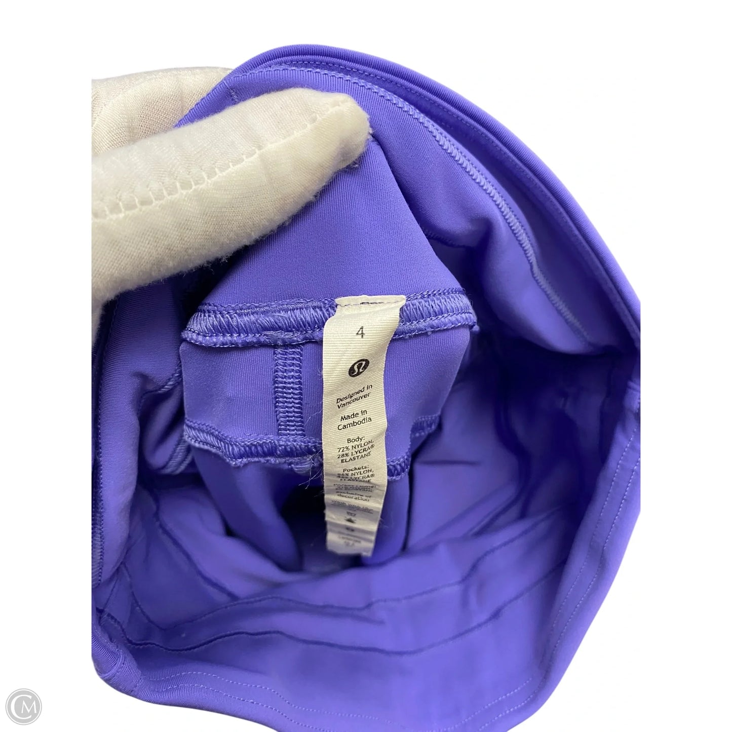 Athletic Leggings By Lululemon In Purple, Size: 4
