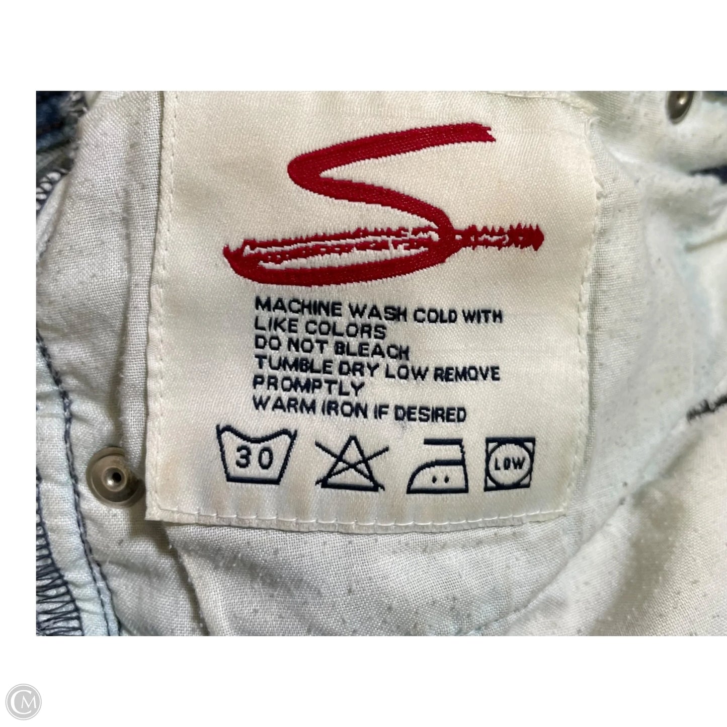 Shorts By Seven 7 In Blue Denim, Size: S