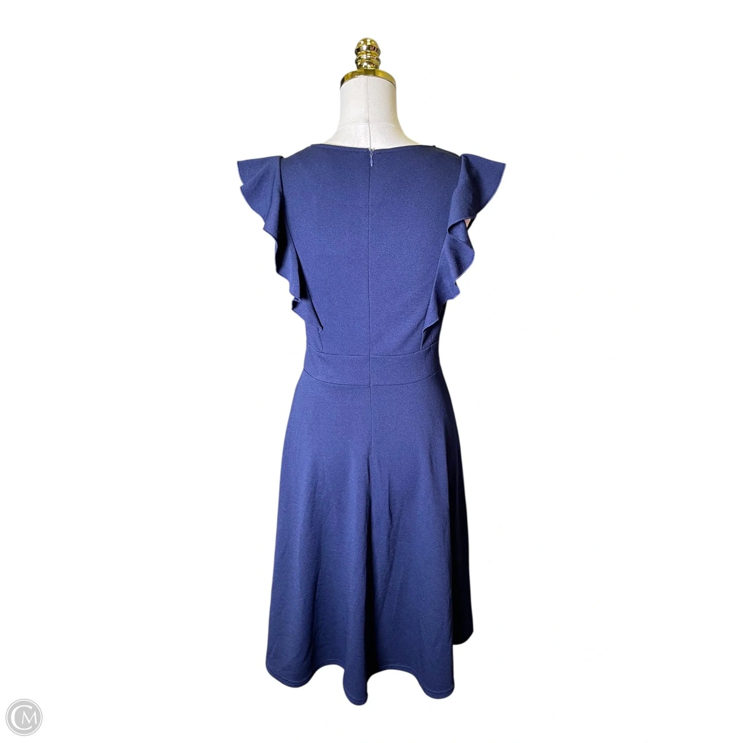 Dress Casual Midi By Clothes Mentor In Navy, Size: M