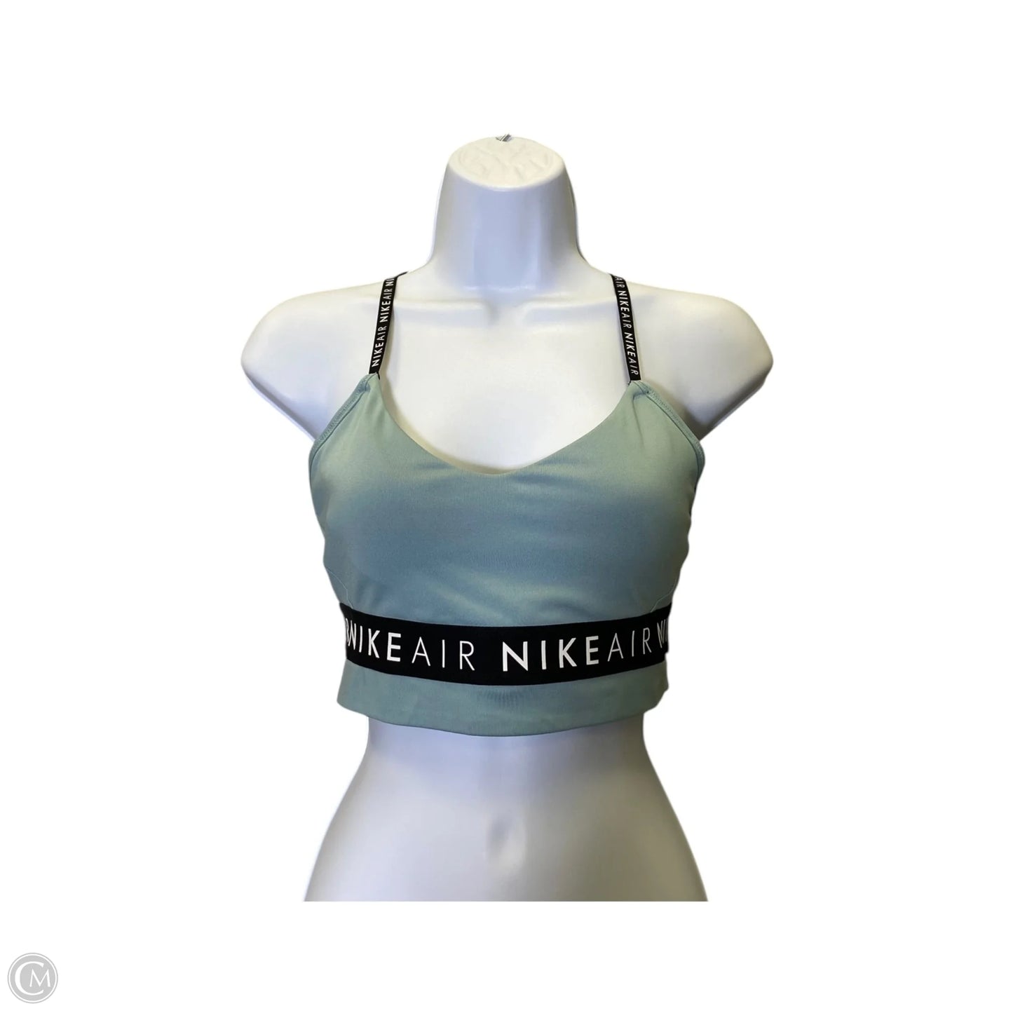 Athletic Bra By Nike In Black & Blue, Size: M