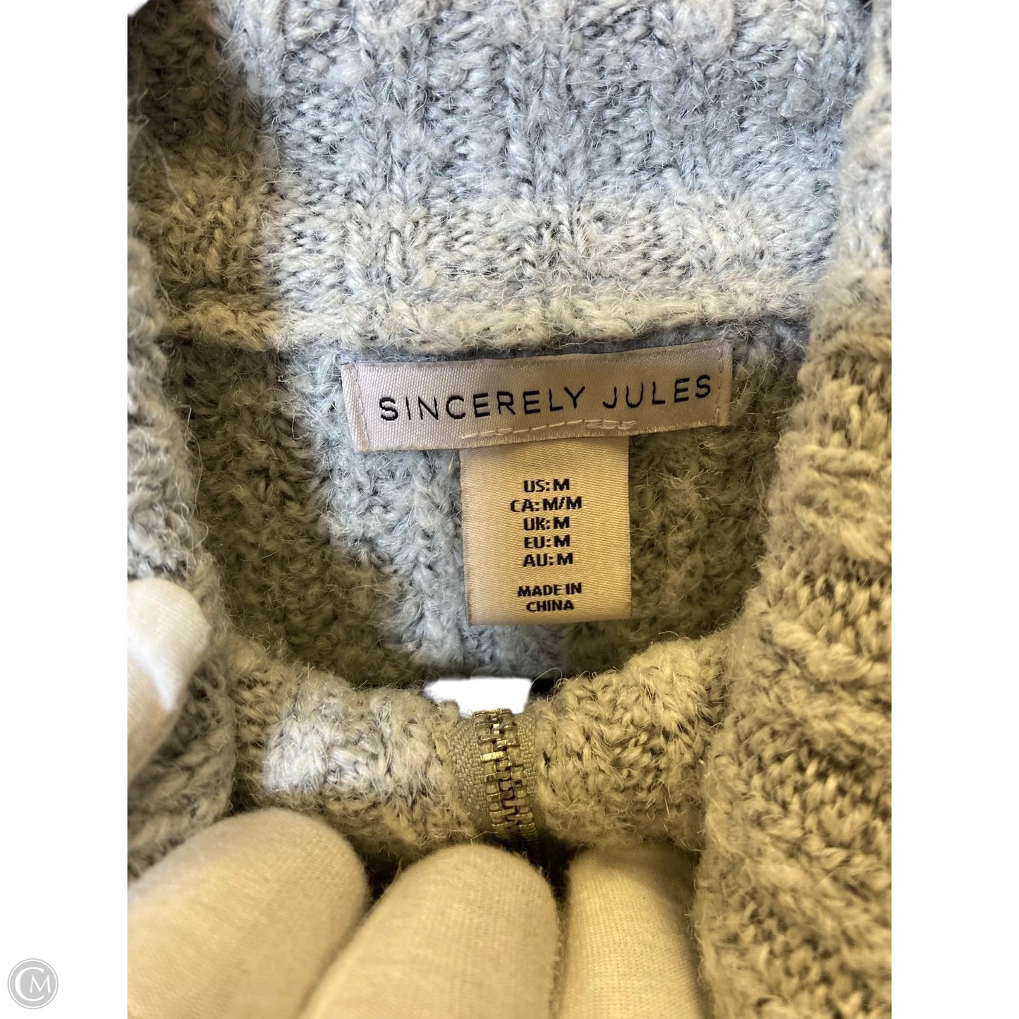 Sweater By Sincerely Jules In Grey, Size: M
