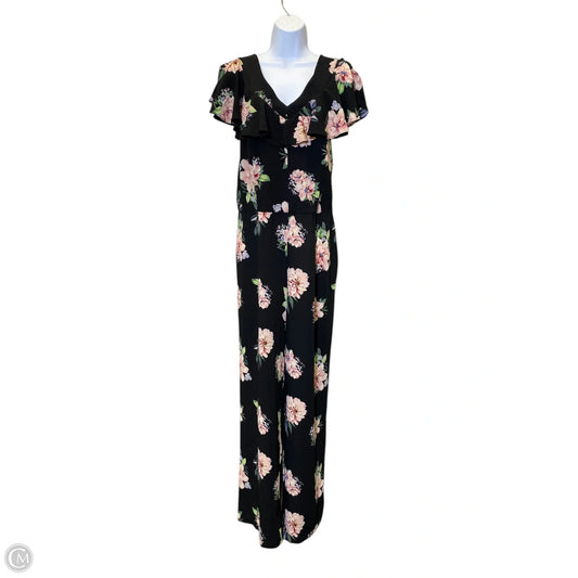 Jumpsuit By Roz And Ali In Floral Print, Size: Xl