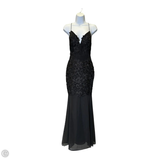 Dress Party Long By Clothes Mentor In Black, Size: S