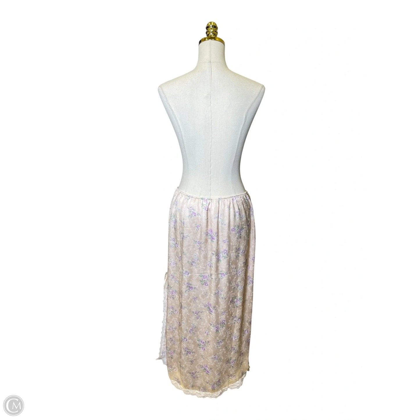 Skirt Maxi By Francesca's In Floral Print, Size: L