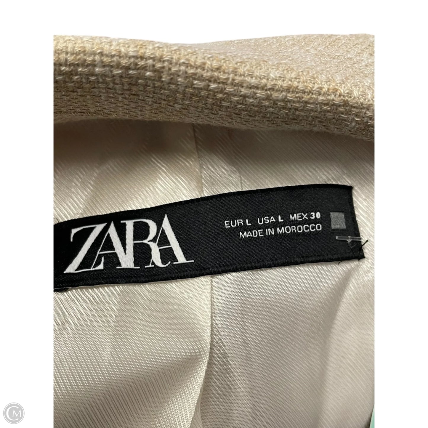 Blazer By Zara In Beige, Size: L