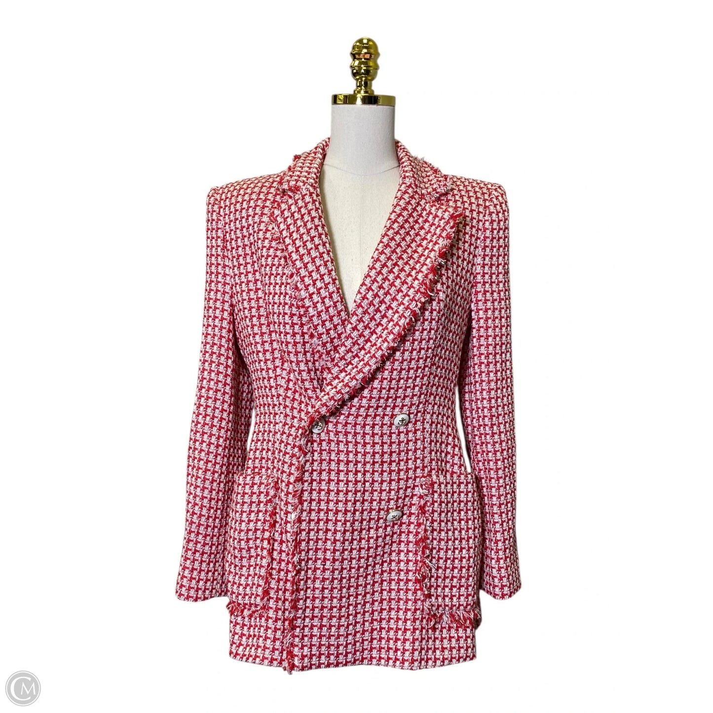 Blazer By Zara In Red & White, Size: L