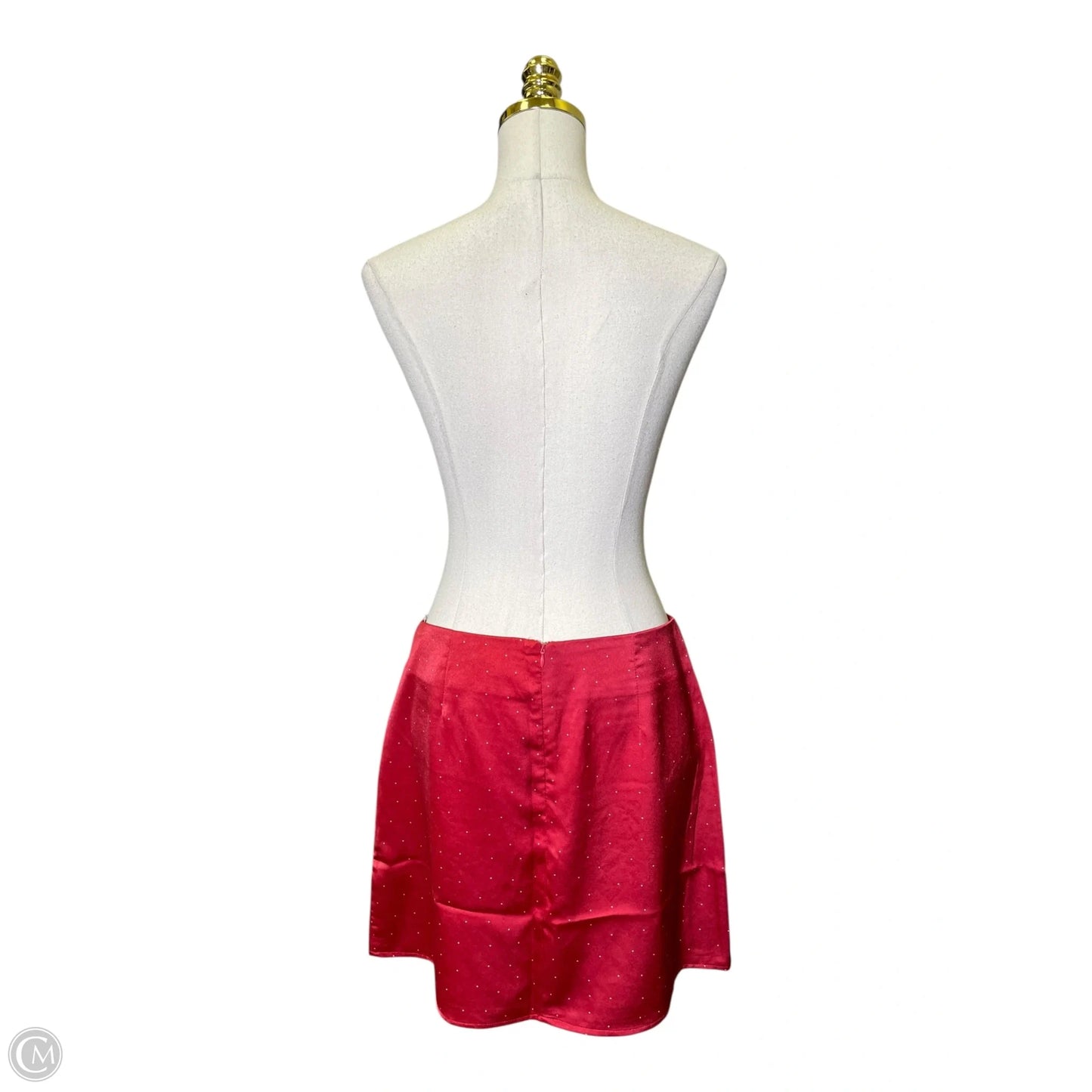 Skirt Midi By Clothes Mentor In Polkadot Pattern, Size: S