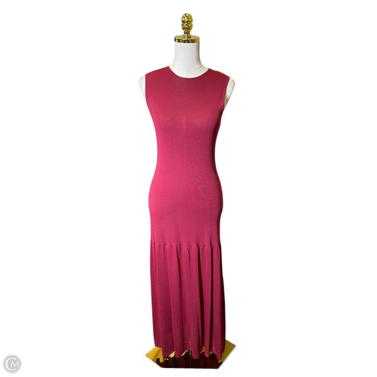 Dress Casual Maxi By Olivaceous In Maroon, Size: M