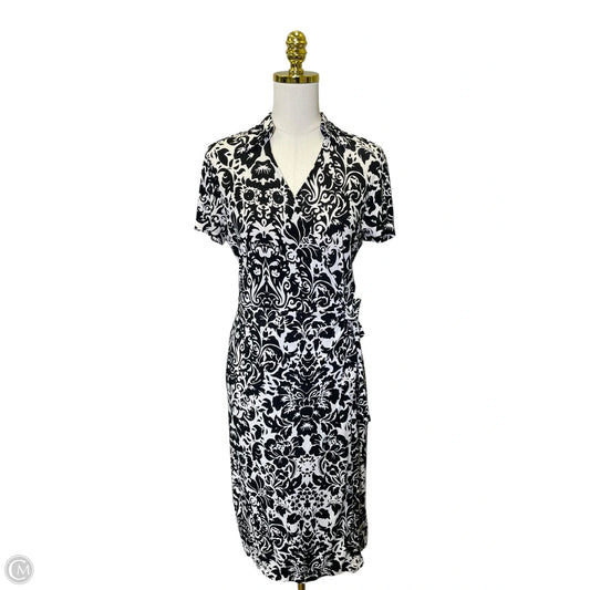 Dress Casual Midi By Worthington In Black & White, Size: S