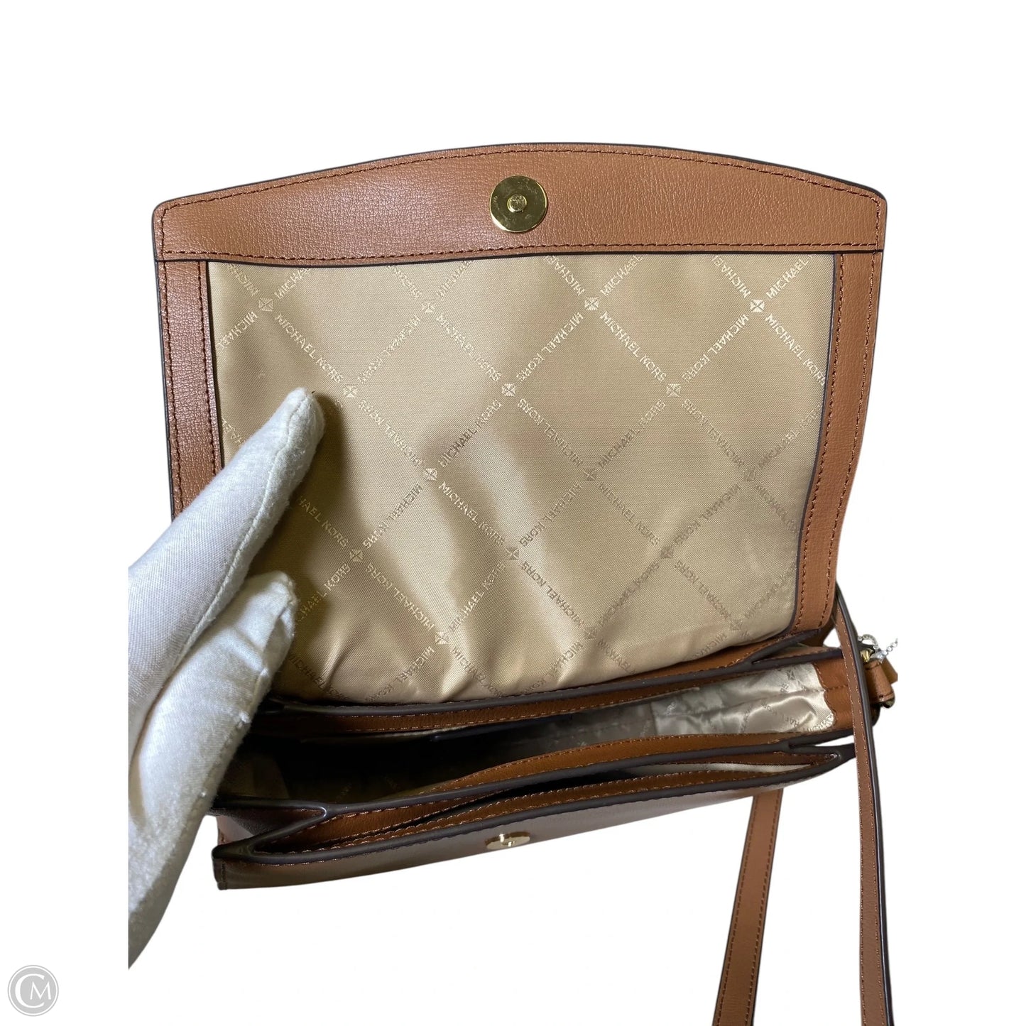 Crossbody Designer By Michael Kors, Size: Medium