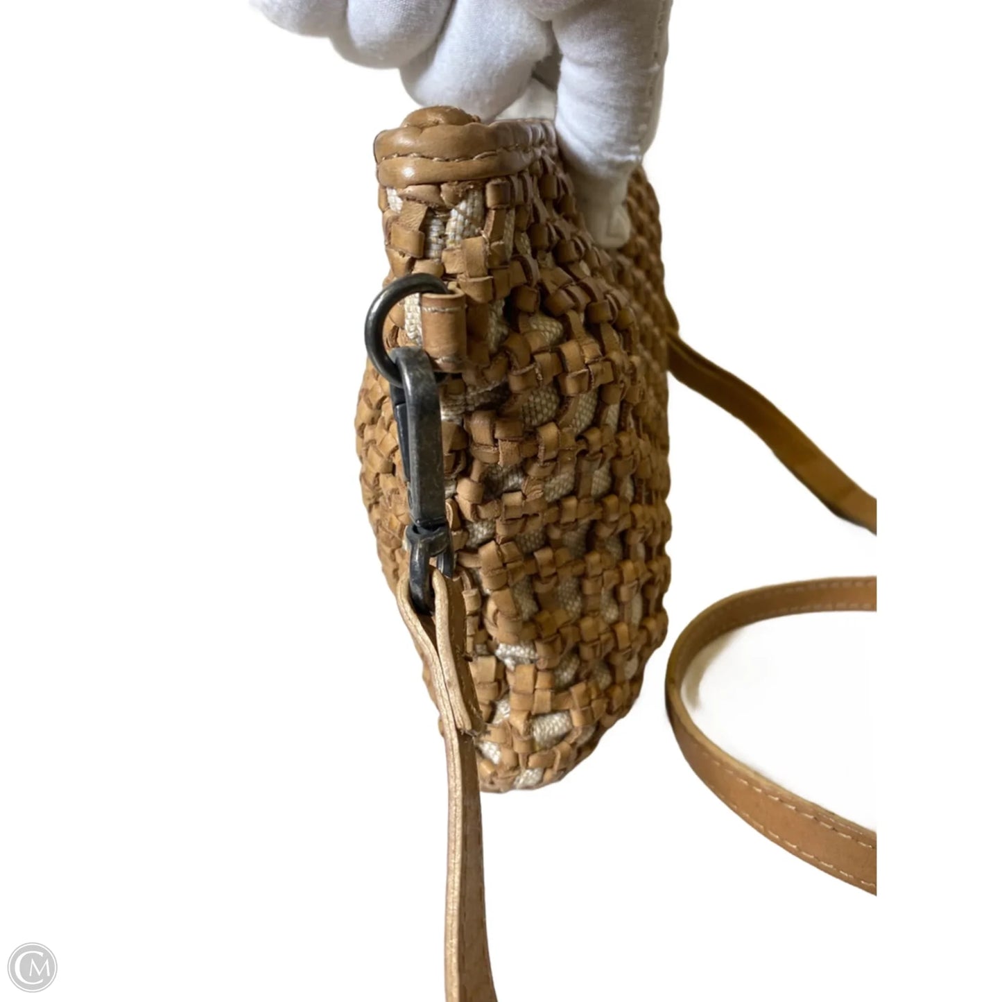 Crossbody Leather By Clothes Mentor, Size: Medium