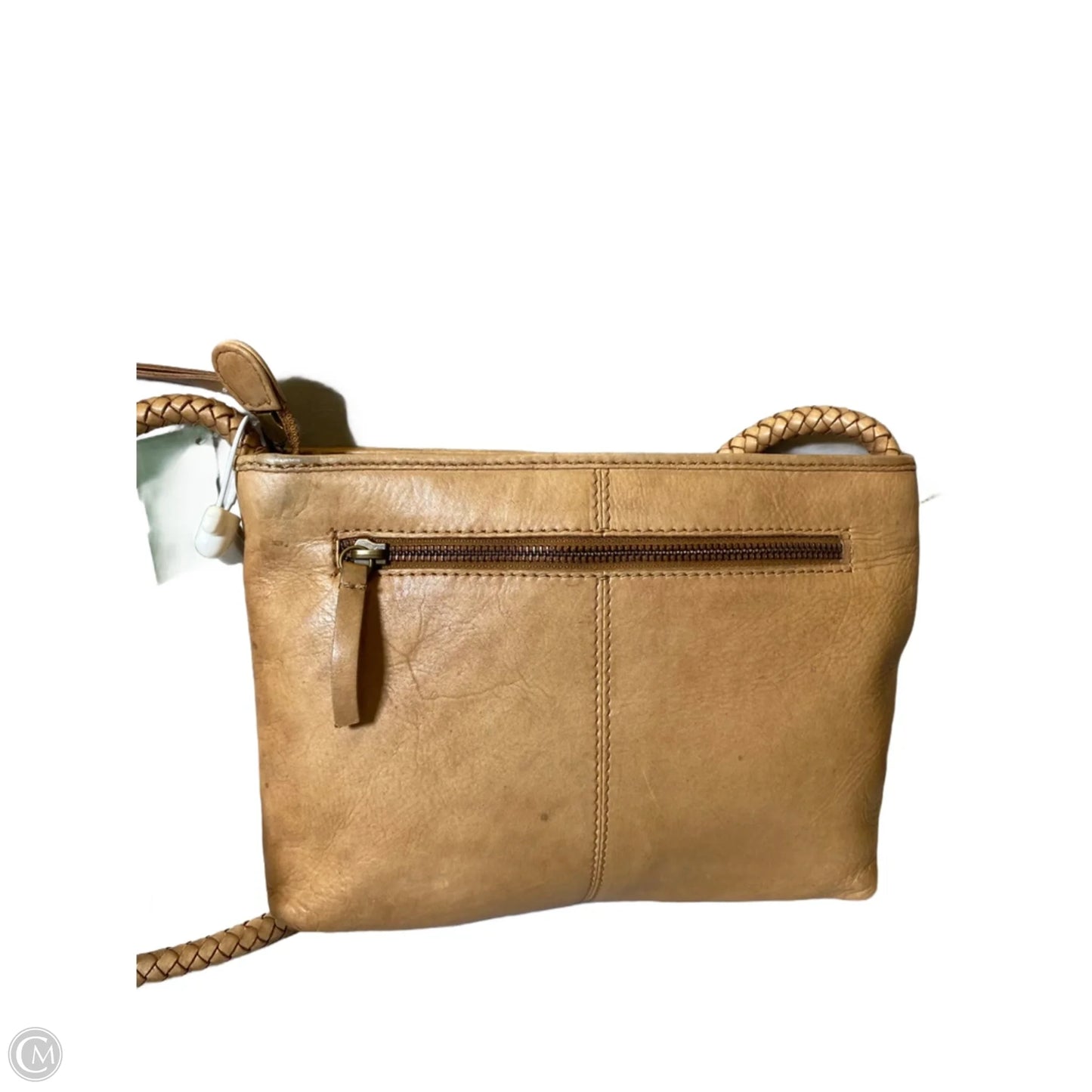 Crossbody Leather By Clothes Mentor, Size: Medium