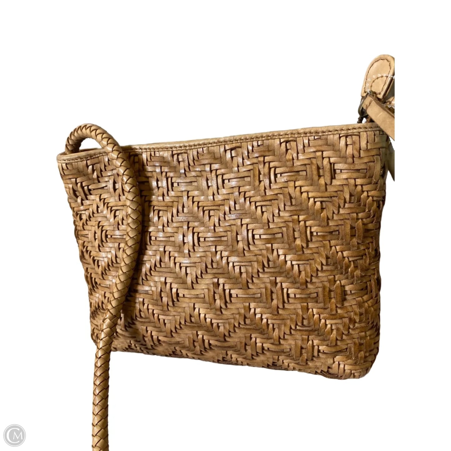 Crossbody Leather By Clothes Mentor, Size: Medium