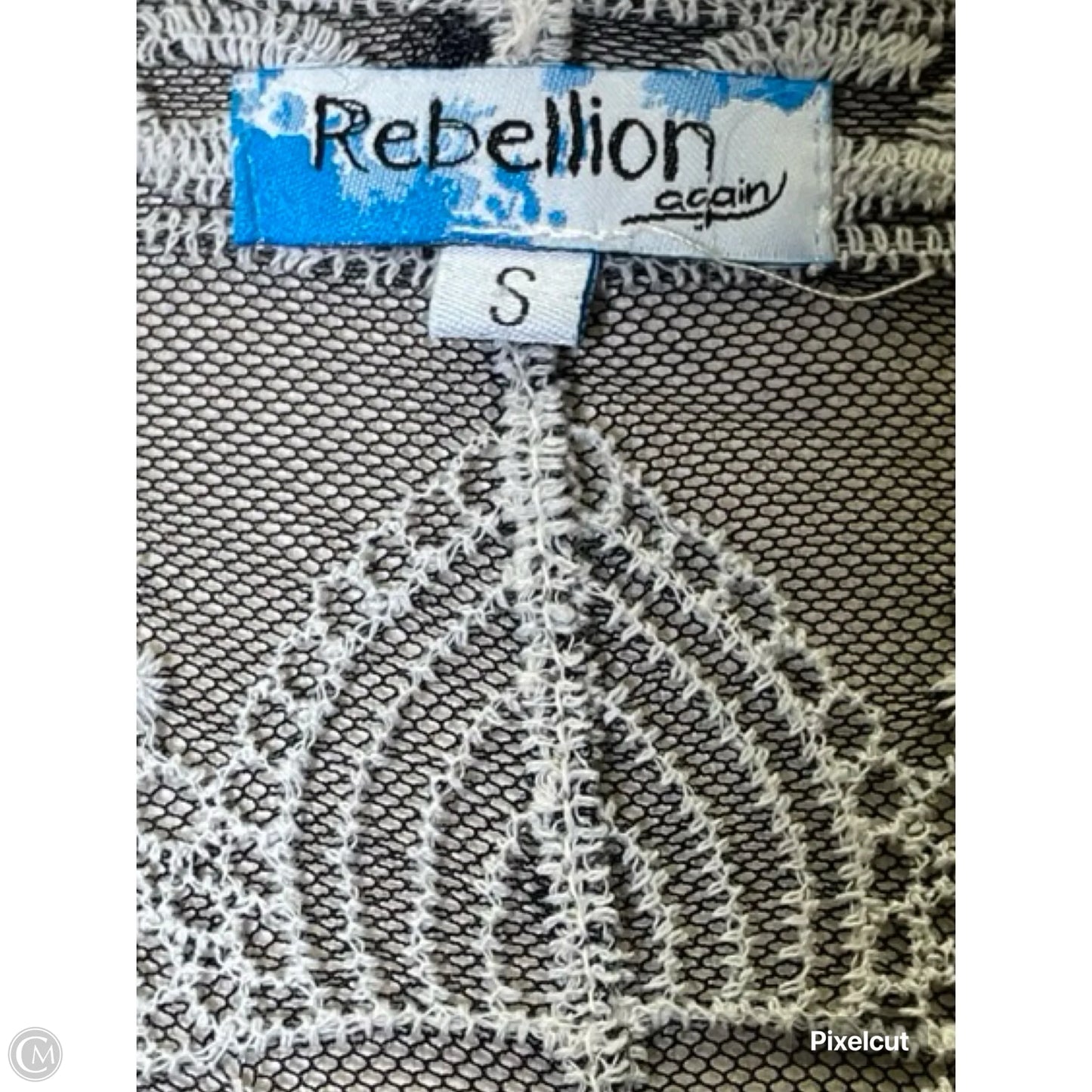 Kimono By Rebellion In Black & White, Size: S