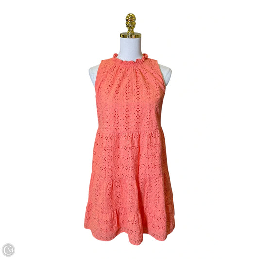 Dress Casual Midi By Loft In Coral, Size: S