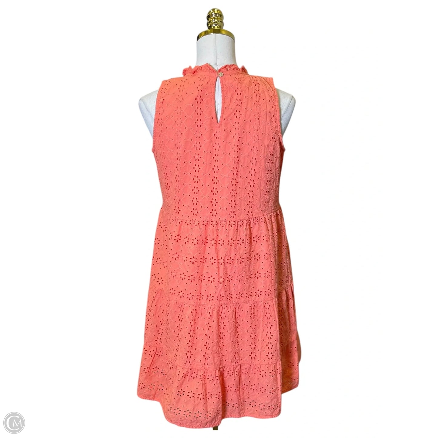 Dress Casual Midi By Loft In Coral, Size: S