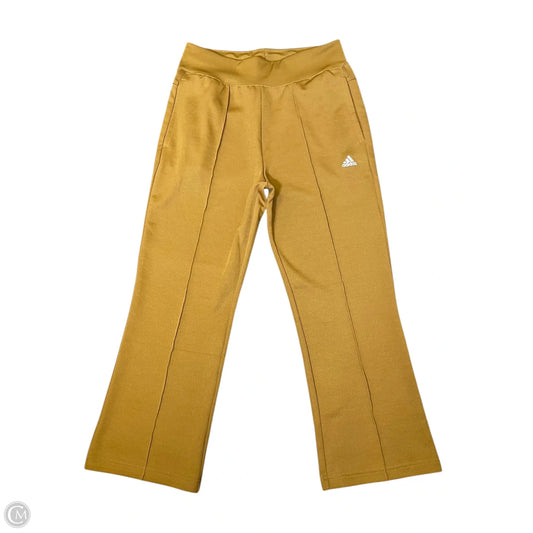Athletic Pants By Adidas In Yellow, Size: S
