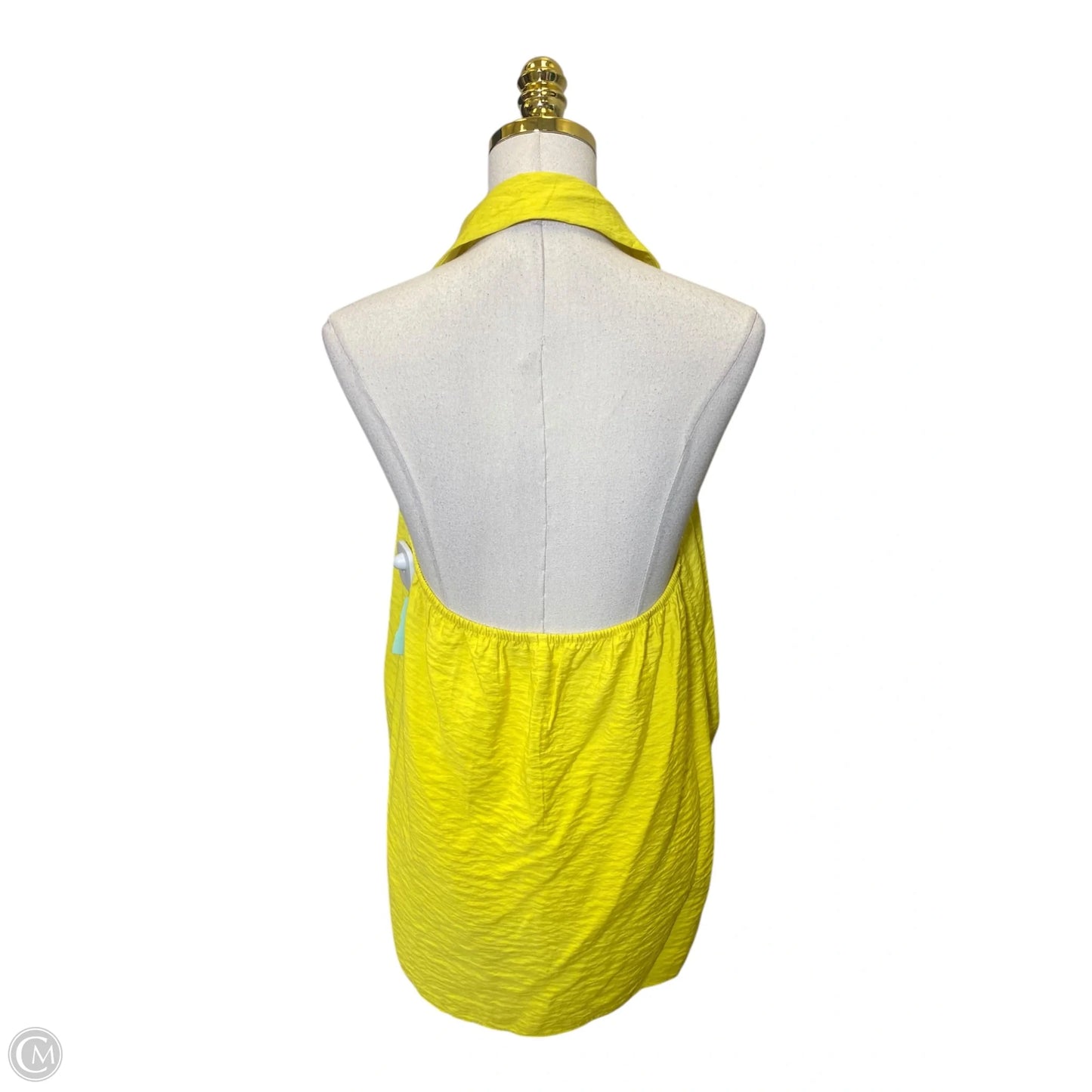 Top Sleeveless By Anthropologie In Yellow, Size: L