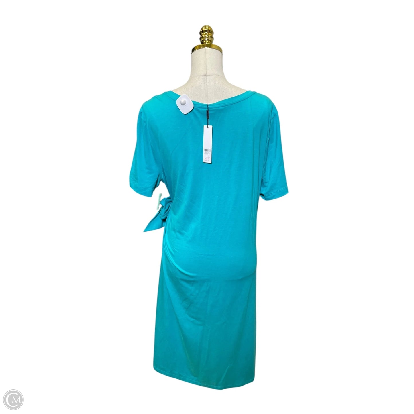 Dress Casual Midi By Chicos In Teal, Size: Xl