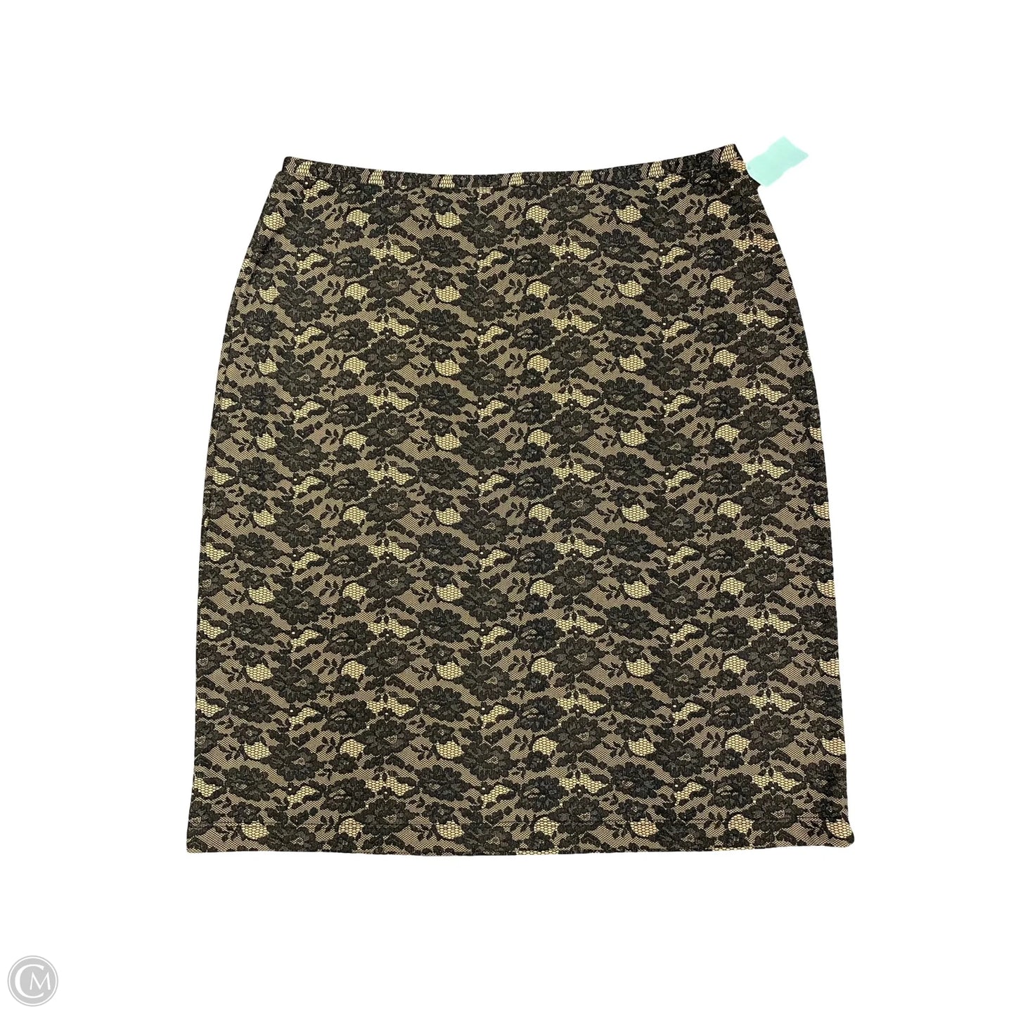 Skirt Maxi By Outfit Jpr In Black & Tan, Size: Xl