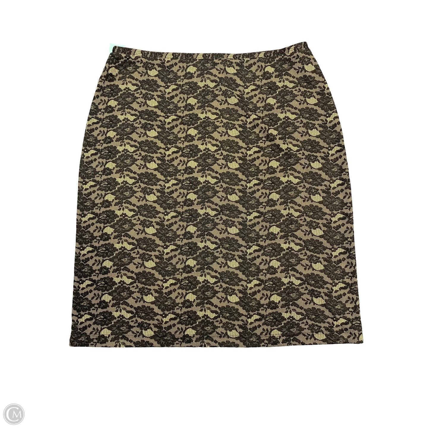 Skirt Maxi By Outfit Jpr In Black & Tan, Size: Xl