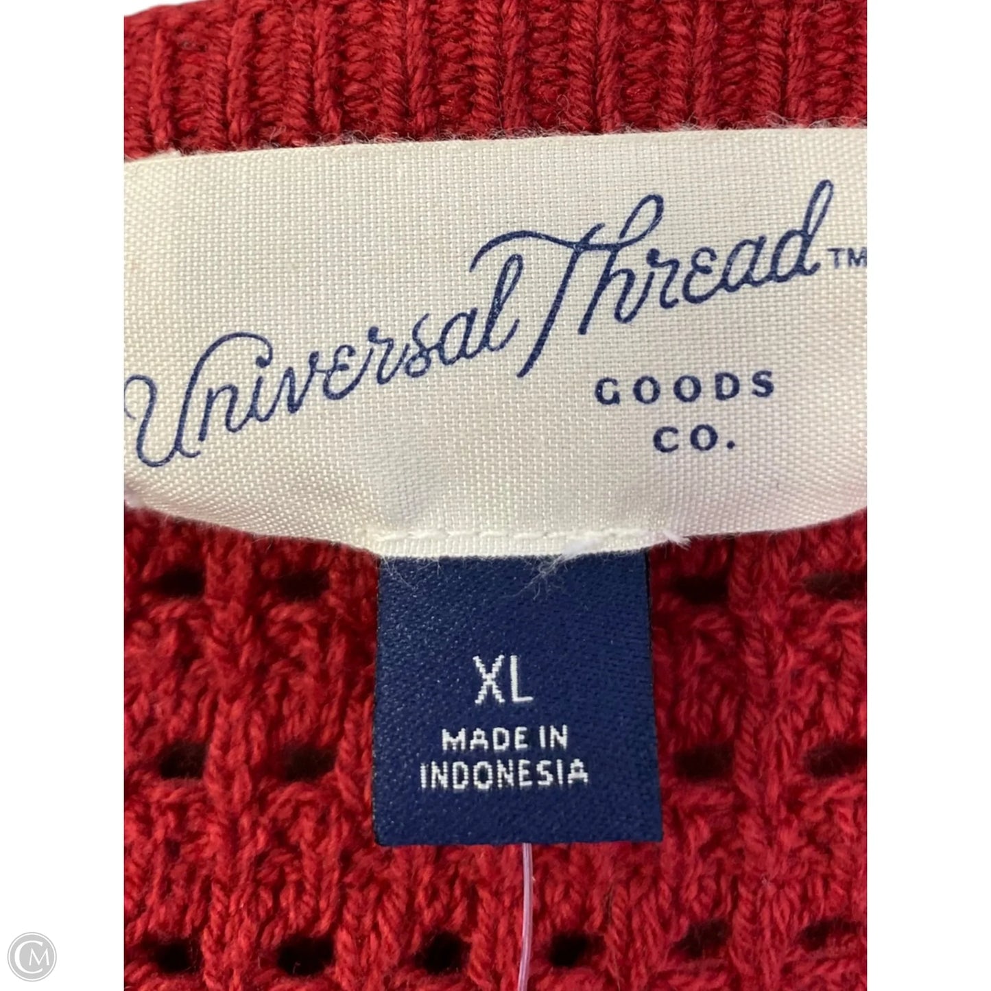 Top Sleeveless By Universal Thread In Red, Size: Xl