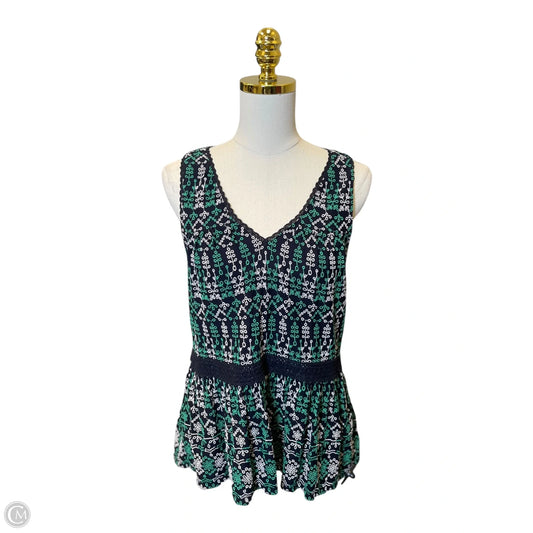 Top Sleeveless By Maeve In Multi-colored, Size: S