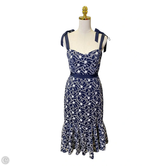 Dress Casual Maxi By J. Crew In Blue & White, Size: 2