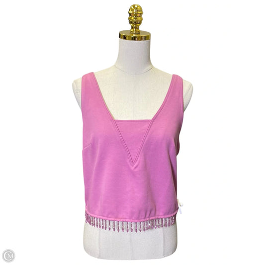Top Sleeveless By Anthropologie In Pink, Size: M