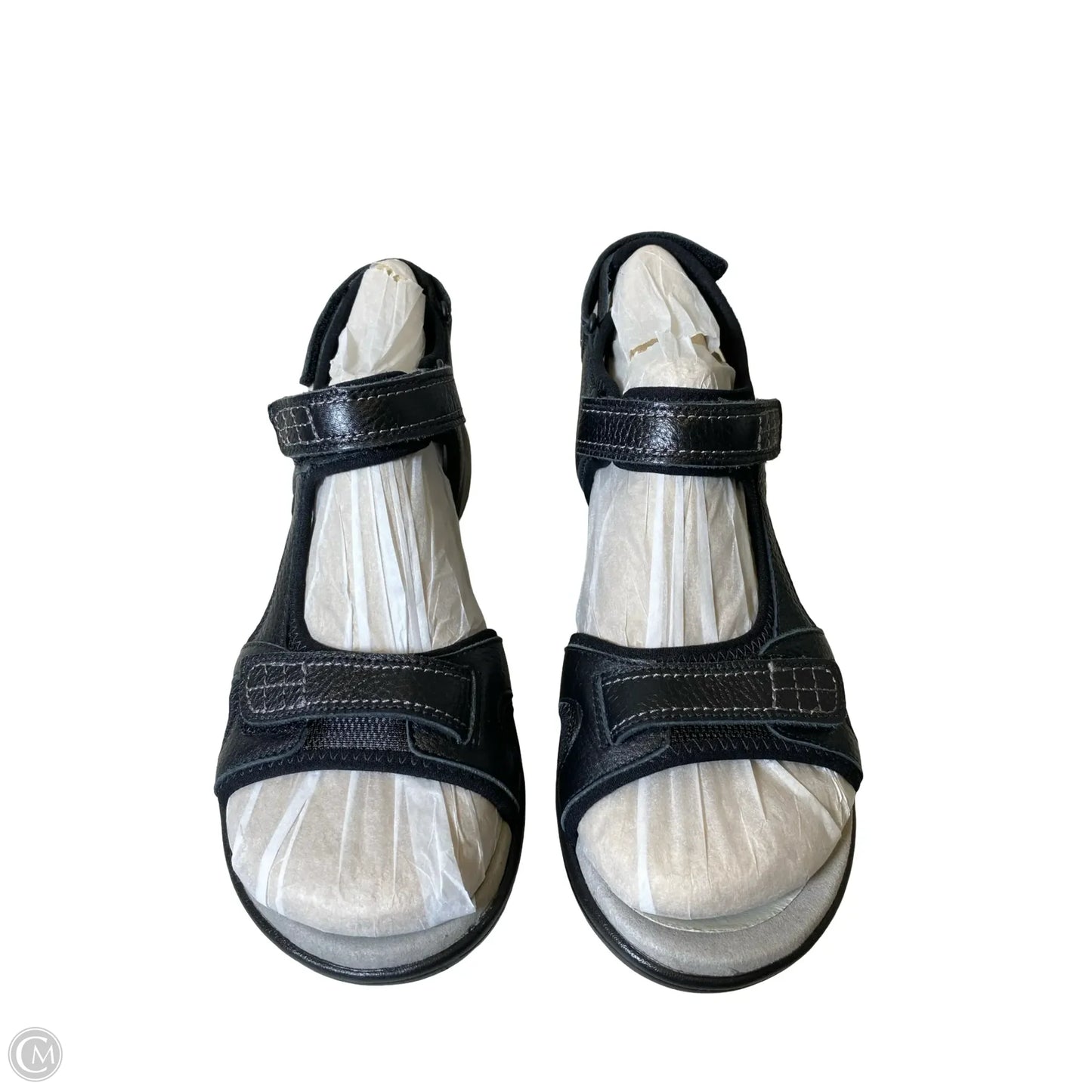 Sandals Flats By Clarks In Black, Size: 9