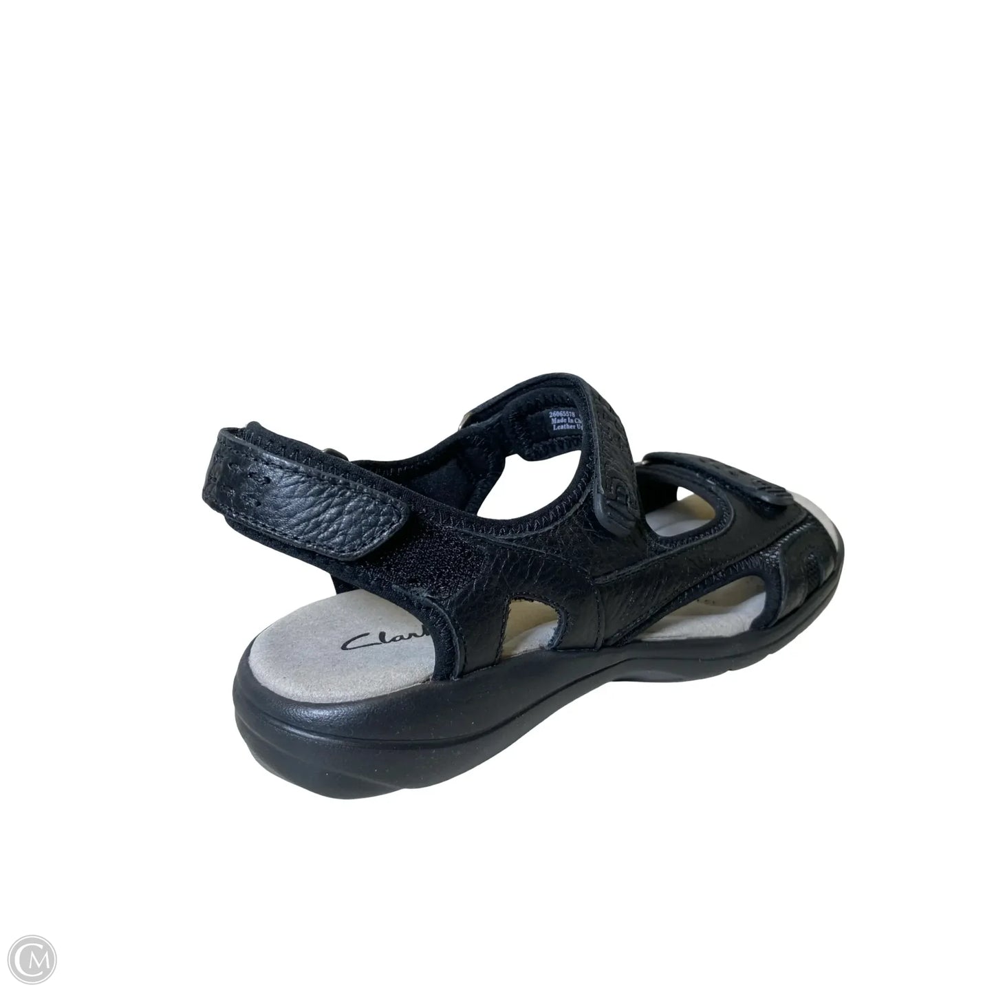 Sandals Flats By Clarks In Black, Size: 9