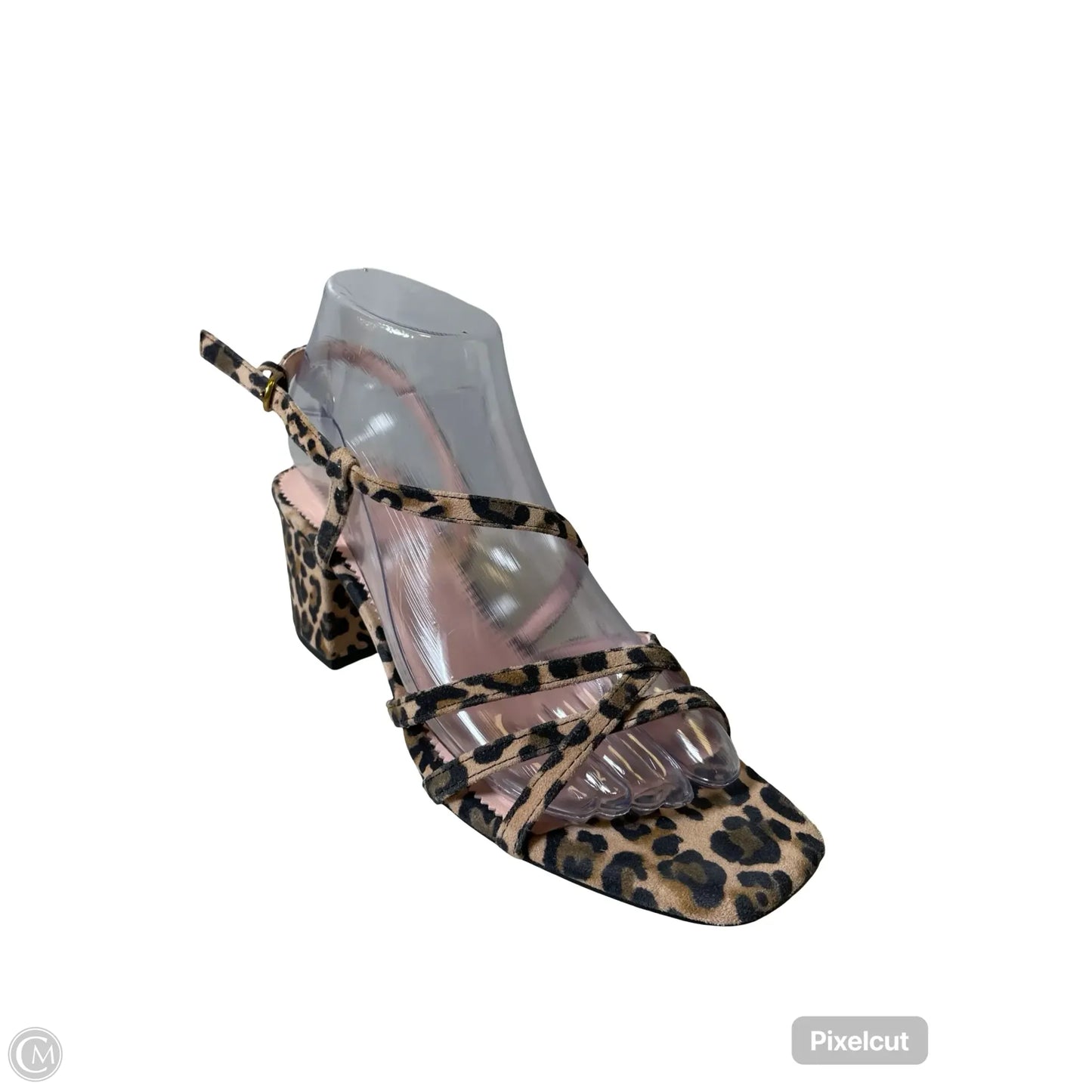 Shoes Heels Block By J. Crew In Animal Print, Size: 7