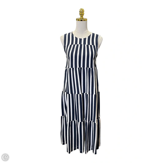 Dress Casual Midi By J. Crew In Striped Pattern, Size: Xxs