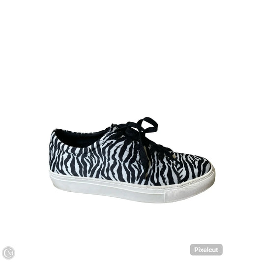 Shoes Sneakers By Katy Perry In Zebra Print, Size: 9